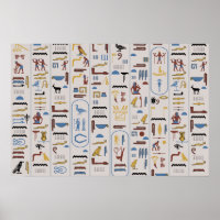 Hieroglyphs Farao Ash Achtergrond