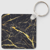 Hieroglyphs Phrase Egypt Black and Gold lijst Sleutelhanger (Achterkant)