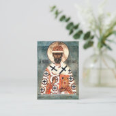 Hieromartyr Philip, Metropolitan Prayer Card Plaatskaartje (Staand voorkant)