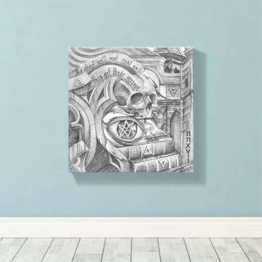 Hieronder Canvas Afdruk (Insitu (Houten vloer))