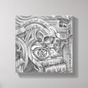 Hieronder Canvas Afdruk