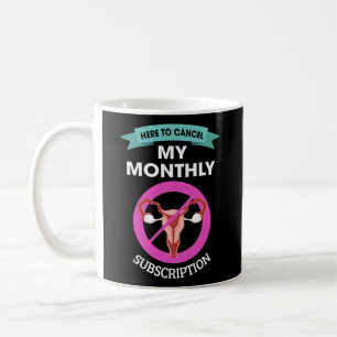 Hieronder kun je je maandelijkse abonnement opzegg koffiemok