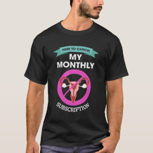 Hieronder kun je je maandelijkse abonnement opzegg t-shirt