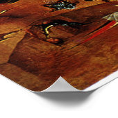 Hieronymous Bosch is het laatste vonnis Poster (Hoek)