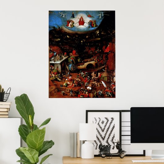 Hieronymous Bosch is het laatste vonnis Poster (Thuiskantoor)