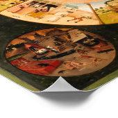 Hieronymous Bosch: Tabel van de sterfelijke zonden Poster (Hoek)