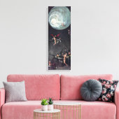 Hieronymus Bosch - Afwijking van de verduisterde Canvas Afdruk (Insitu (Woonkamer))