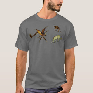 Hieronymus bosch beesten van het paradijs t-shirt