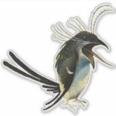 Hieronymus Bosch Bird Vinyl Sticker (Voorkant)