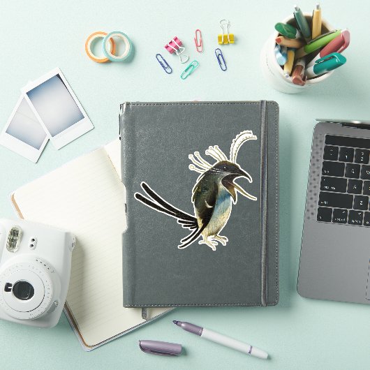 Hieronymus Bosch Bird Vinyl Sticker (iPad Cover)