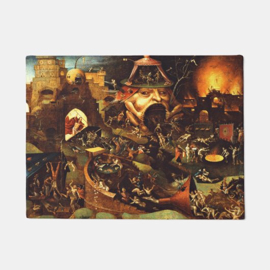 Hieronymus Bosch Christus in Limbo Deurmat (Voorkant)