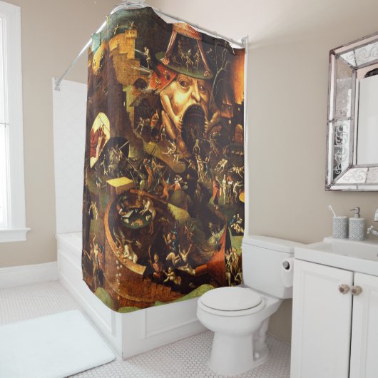 Hieronymus Bosch Christus in Limbo Douchegordijn (In situ)