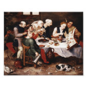 Hieronymus Bosch - De Bacchus Singers Foto Afdruk (Voorkant)