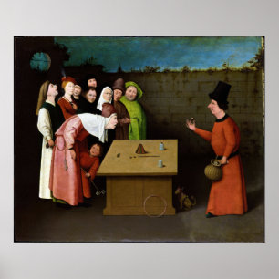 Hieronymus Bosch de conjurer Poster