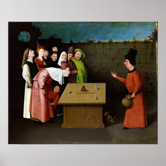 Hieronymus Bosch de conjurer Poster (Voorkant)