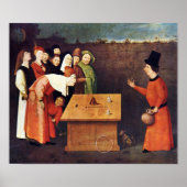 Hieronymus Bosch-De goochelaar Poster (Voorkant)