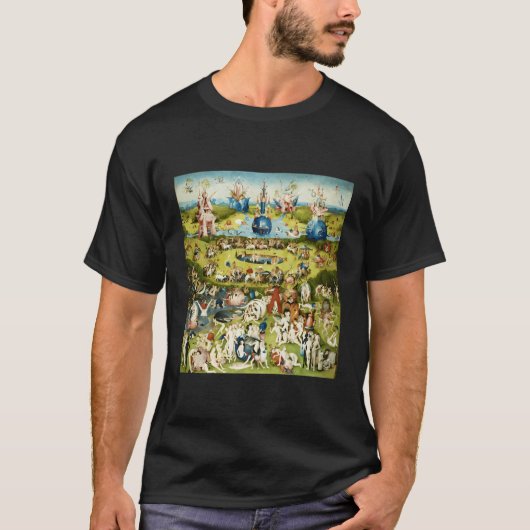 Hieronymus Bosch de tuin van de Ely Delights T-shirt (Voorkant)