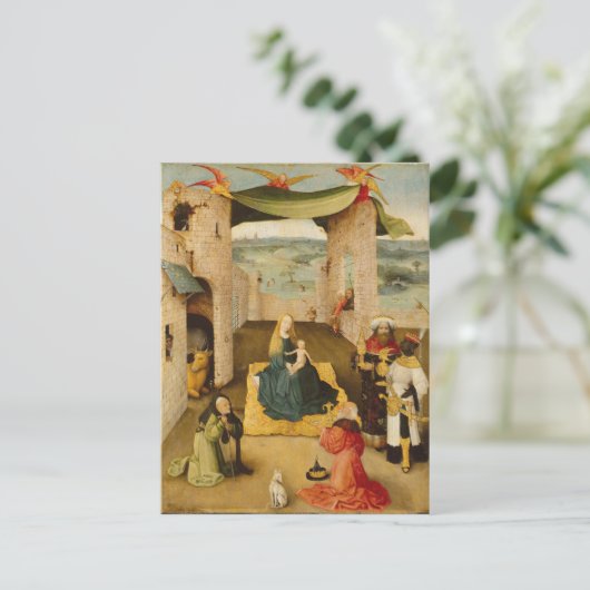 Hieronymus bosch - de verergering van de Magi Briefkaart (Staand voorkant)
