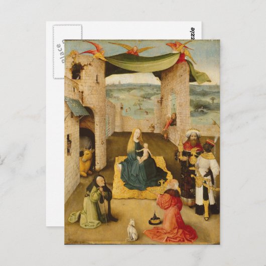 Hieronymus bosch - de verergering van de Magi Briefkaart (Voorkant / Achterkant)