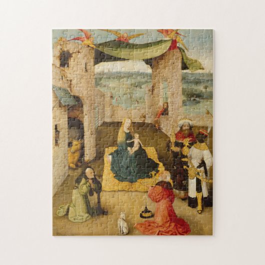 Hieronymus bosch - de verergering van de Magi Legpuzzel (Verticaal)