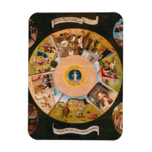 Hieronymus Bosch - de zeven dagen durende zonden Magneet