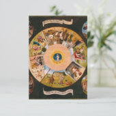 Hieronymus Bosch - de zeven dodelijke zonden Kaart (Staand voorkant)