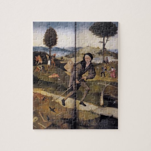 Hieronymus Bosch- Haywain (detail) Legpuzzel (Verticaal)
