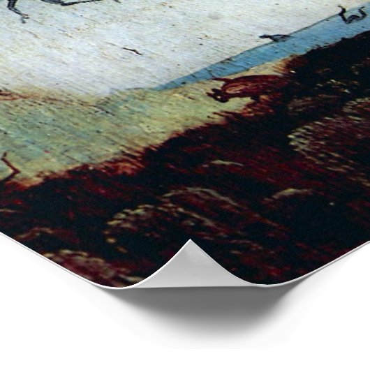 Hieronymus Bosch- Hell, detail Poster (Hoek)