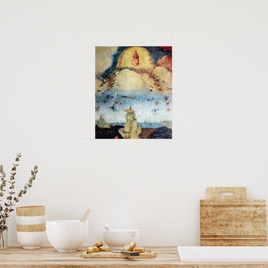 Hieronymus Bosch- Hell, detail Poster (Keuken)