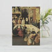 Hieronymus Bosch - Het huwelijksfeest op Cana Kaart (Staand voorkant)