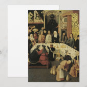 Hieronymus Bosch - Het huwelijksfeest op Cana Kaart (Voorkant / Achterkant)