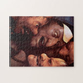 Hieronymus Bosch - Het kruis voor Christus detail  Legpuzzel (Horizontaal)