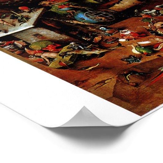 Hieronymus Bosch Het laatste arrest Poster (Hoek)