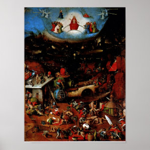 Hieronymus Bosch Het laatste arrest Poster