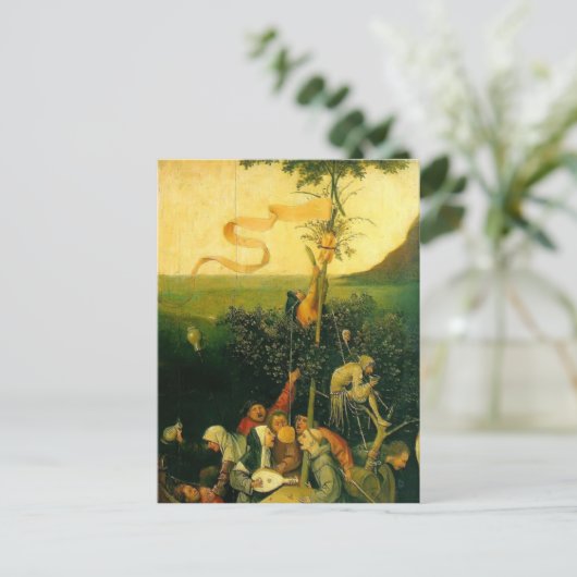 Hieronymus Bosch - Het schip van de ontlasting Briefkaart (Staand voorkant)