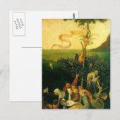 Hieronymus Bosch - Het schip van de ontlasting Briefkaart (Voorkant / Achterkant)