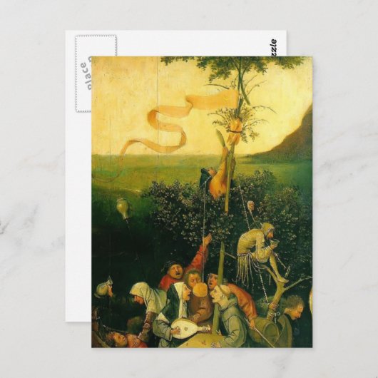 Hieronymus Bosch - Het schip van de ontlasting Briefkaart (Voorkant / Achterkant)