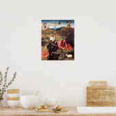 Hieronymus Bosch-Meditator St. John de Baptist Poster (Keuken)