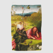 Hieronymus Bosch - Saint John de Baptist Golfhanddoek (Voorkant)