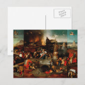 Hieronymus Bosch - Temptation of Saint Anthony Briefkaart (Voorkant / Achterkant)