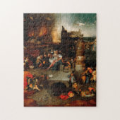 Hieronymus Bosch - Temptation of Saint Anthony Legpuzzel (Verticaal)