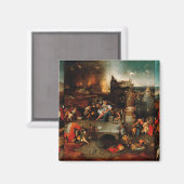 Hieronymus Bosch - Temptation of Saint Anthony Magneet (Voorkant / Achterkant)