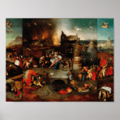 Hieronymus Bosch - Temptation of Saint Anthony Poster (Voorkant)