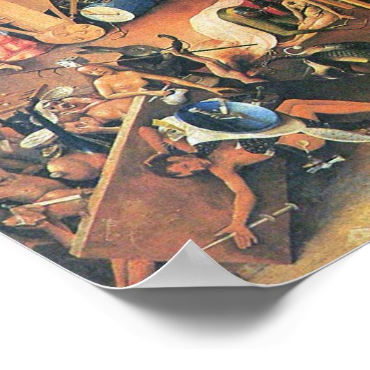 Hieronymus Bosch-The Garden of Delights Poster (Hoek)