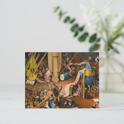 Hieronymus Bosch-The Garden of Hell Briefkaart (Staand voorkant)
