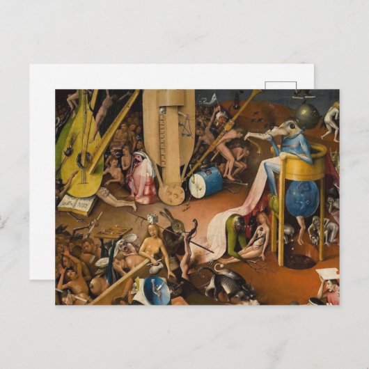 Hieronymus Bosch-The Garden of Hell Briefkaart (Voorkant / Achterkant)