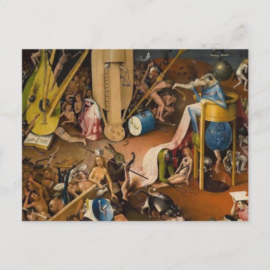 Hieronymus Bosch-The Garden of Hell Briefkaart (Voorkant)
