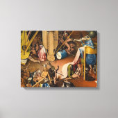 Hieronymus Bosch-The Garden of Hell Canvas Afdruk (Voorkant)