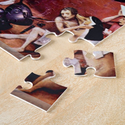 Hieronymus Bosch - The Garden of Hell detail PUZZL Legpuzzel (Zijkant)