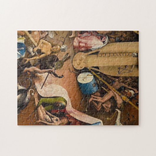 Hieronymus Bosch-The Garden of Hell Legpuzzel (Horizontaal)